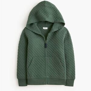 Boys' Quilted Full Zip Hoodie Size 6/7